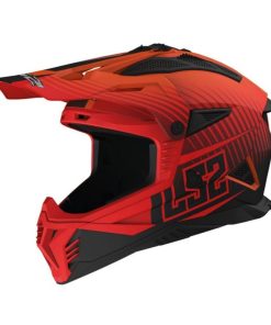 Alternative view of LS2 MX708 Fast II Duck amarelo fosco H-V / Vermelho