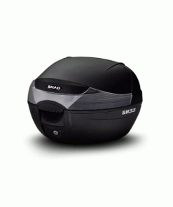 TopCase SH-33 PRETO CATADIOPTRICO BRANCO