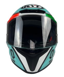 Alternative view of CAPACETE KYT TT-COURSE REPLICA LEOPARD ITÁLIA TRICOLORE